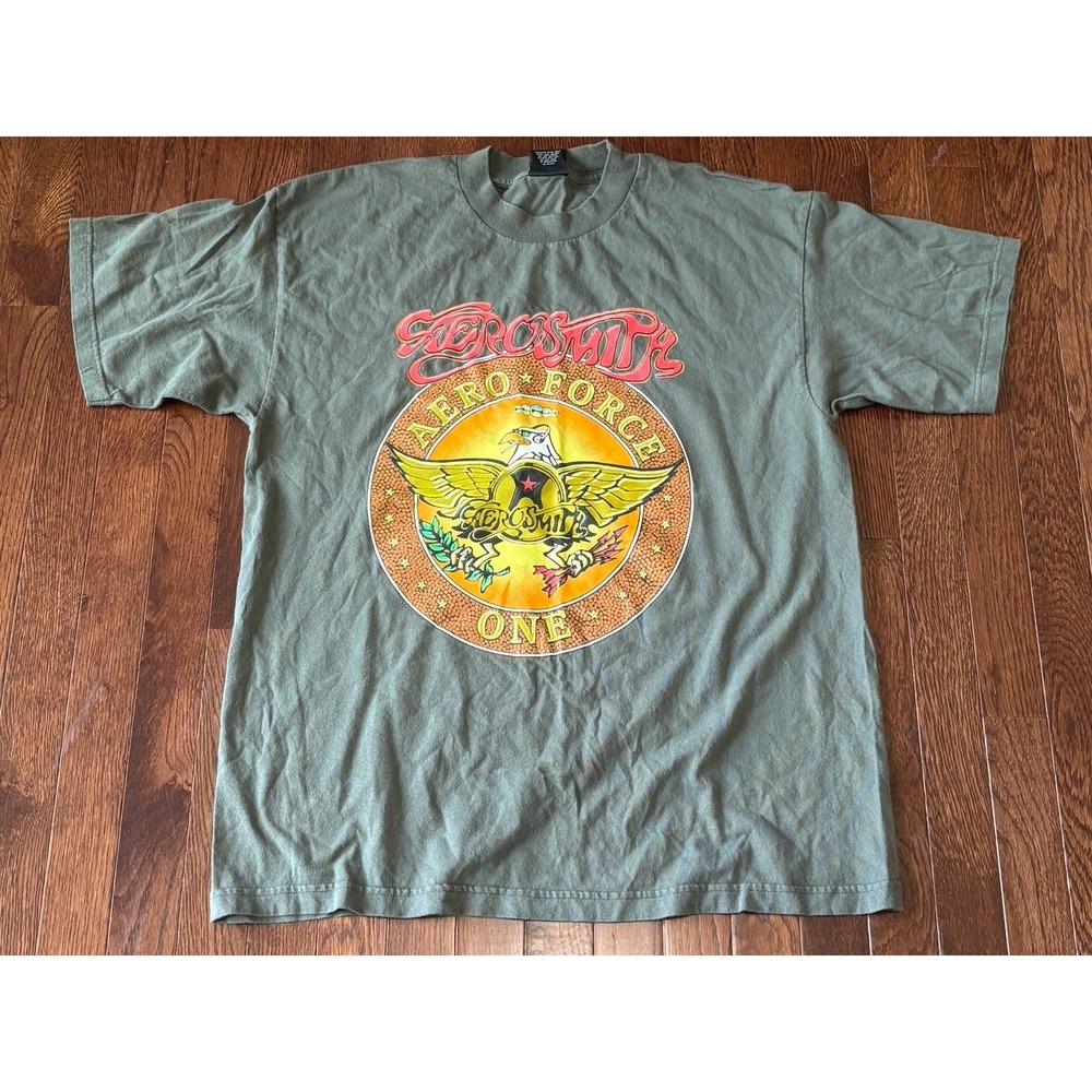 Vintage Aerosmith Aero Force One Shirt XL Giant Tag